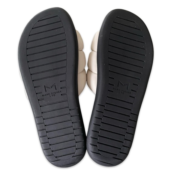 Marc Fisher ivory, slide sandal women size 9 - Picture 7 of 8